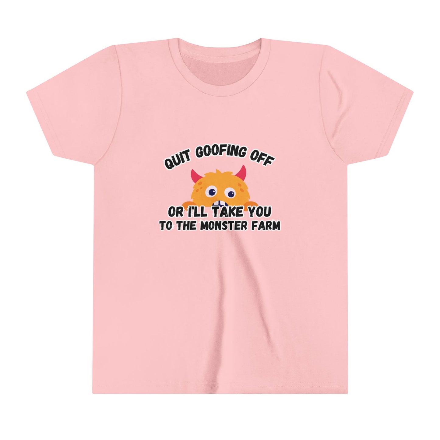 Quit Goofing Off Youth Short Sleeve Tee