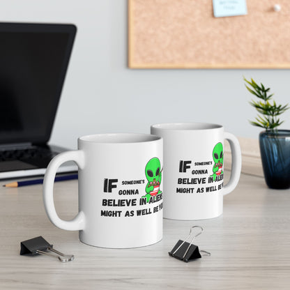 Believe in Aliens Mug (11oz/15oz)